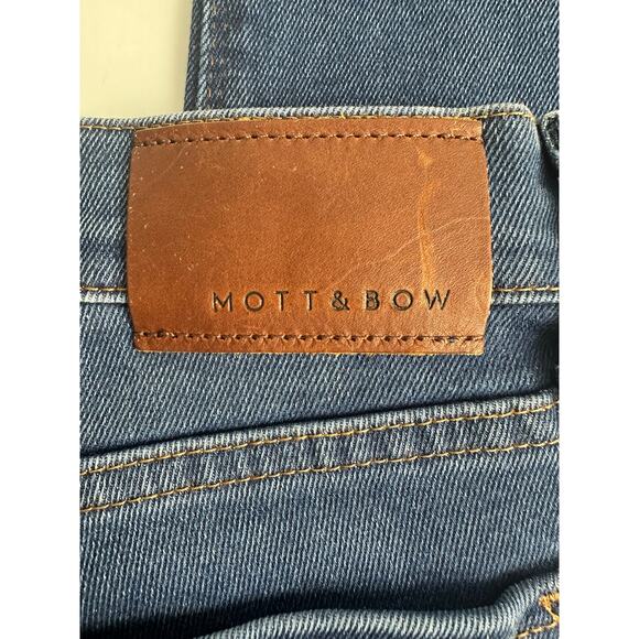 Mott and Bow Size 29x30 Slim Oliver Jeans Men's Mid-Rise Medium Wash EUC - Picture 8 of 14